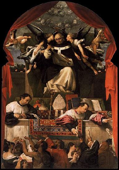 Lorenzo Lotto The Alms of St Anthony Norge oil painting art